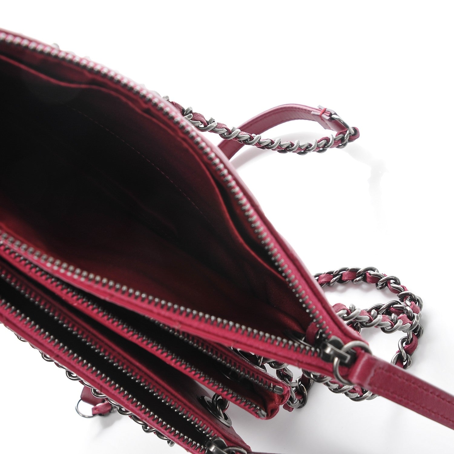 Chanel Patent Quilted Crossbody Pink 8 of 10