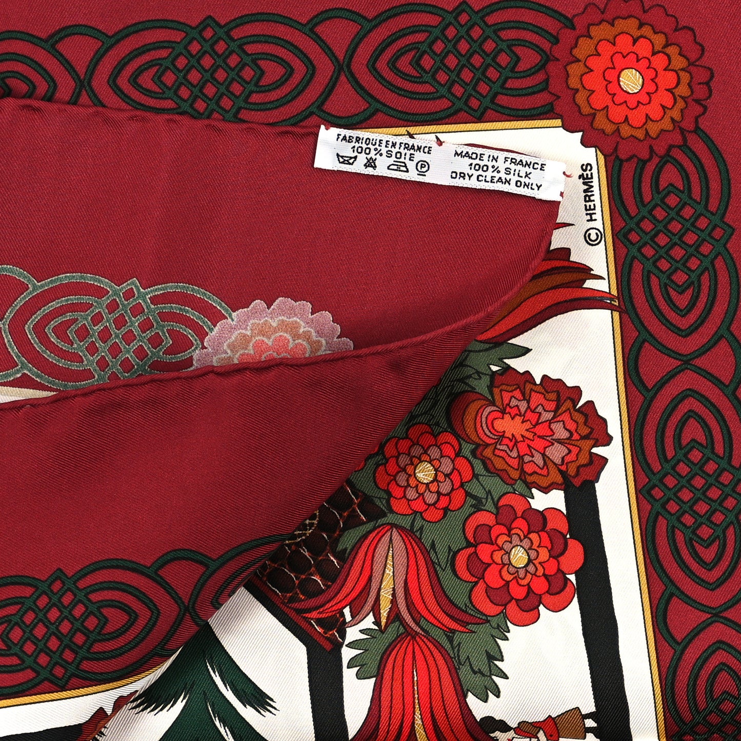 Silk Decoupages Scarf 90