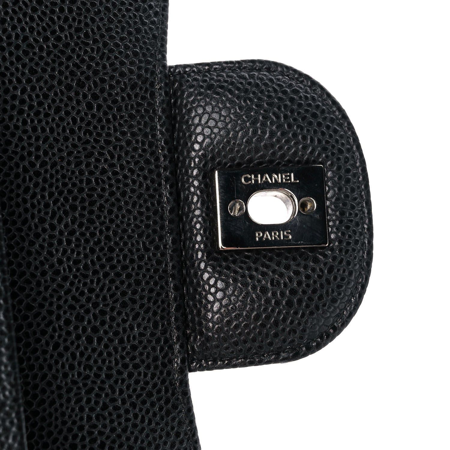 Chanel Caviar Quilted Jumbo Double Flap Black 10 of 11