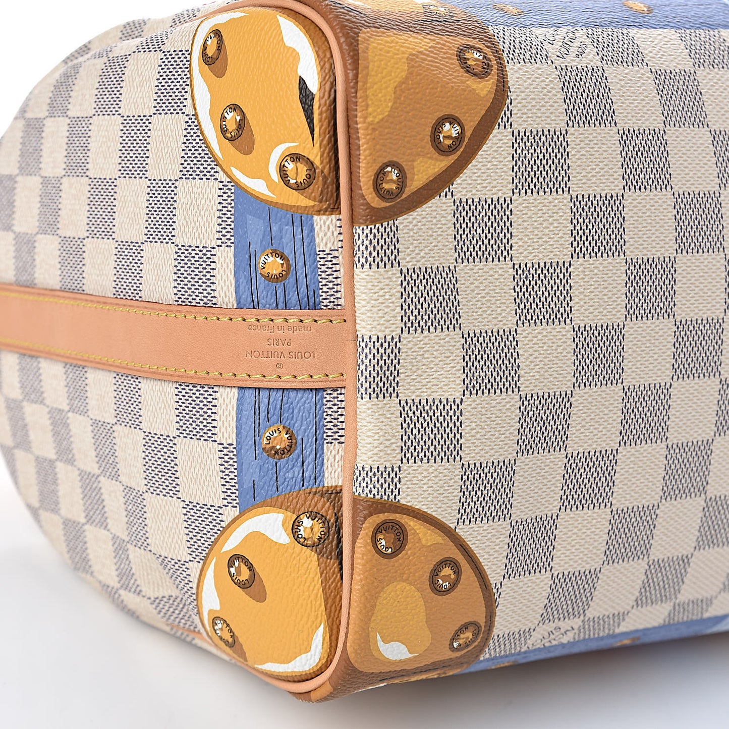 Damier Azur Summer Trunks Speedy Bandouliere 30