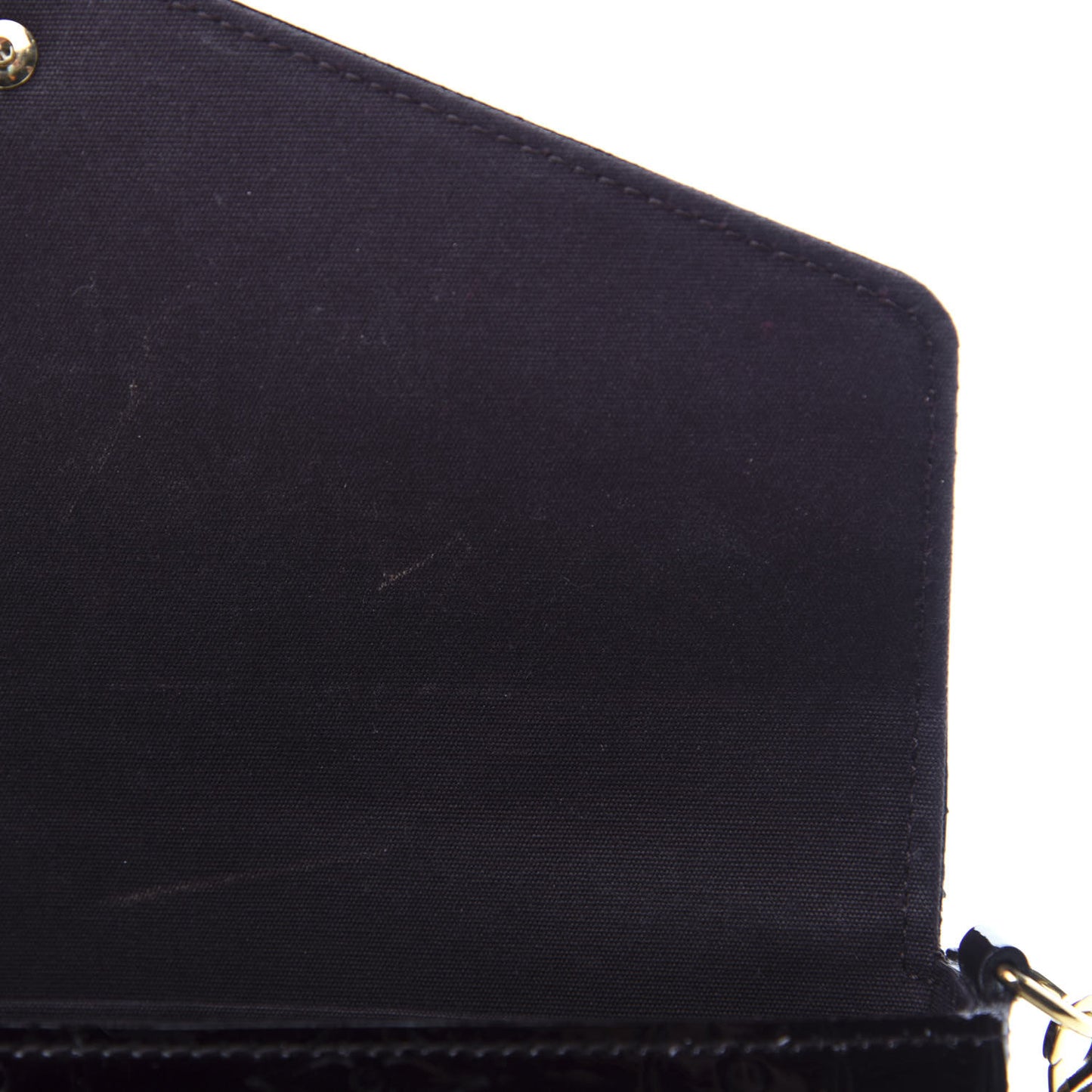 Vernis Pochette Felicie Chain Wallet Amarante