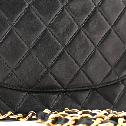 Chanel Lambskin Quilted Medium Double Flap Black 18 of 18