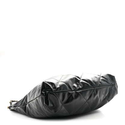 Chanel Shiny Calfskin Quilted Chanel 22 Black 5 of 11