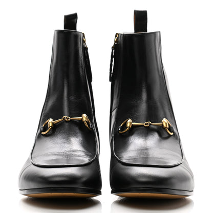 Gucci Malaga Kid Womens Jordaan Ankle Boots 39 Black 2 of 8