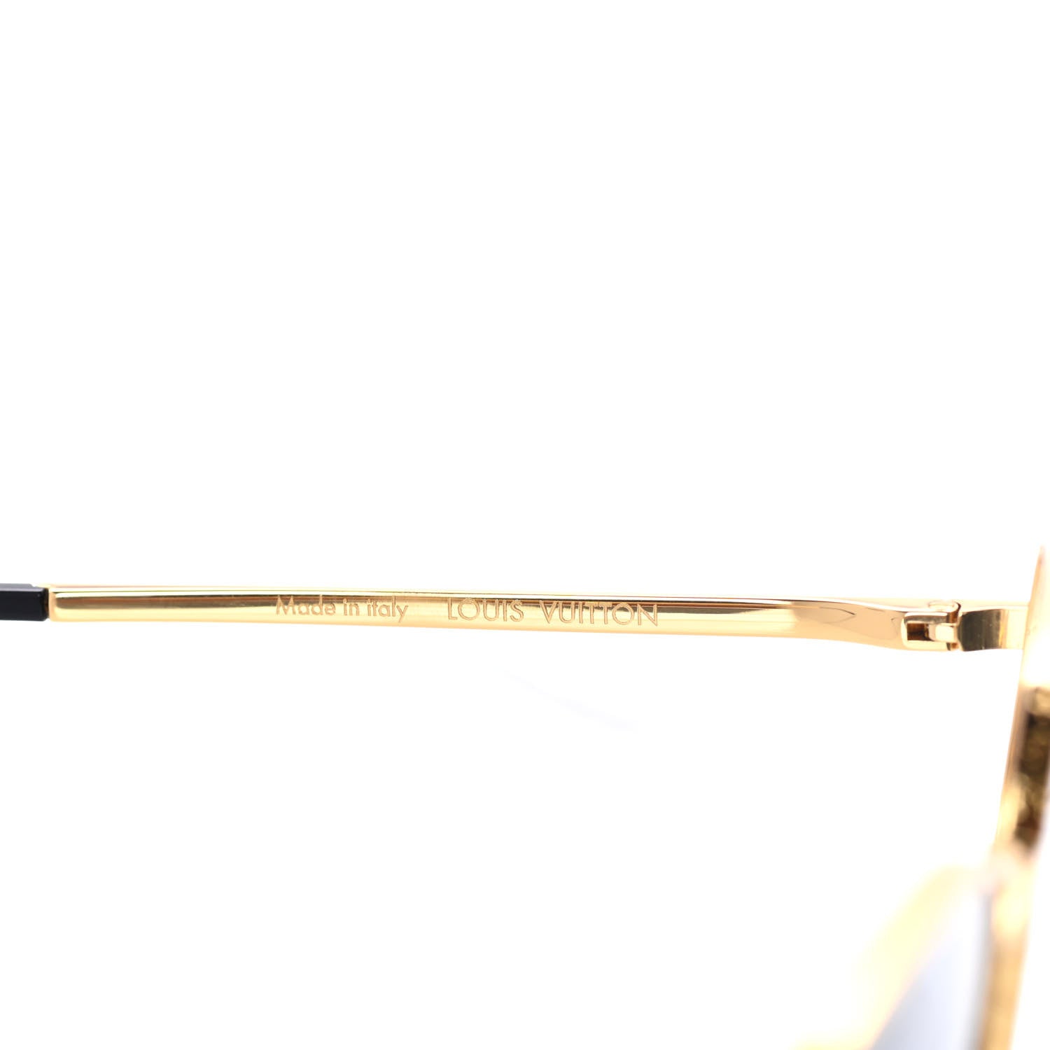 Louis Vuitton LV Catch Round Sunglasses Z1352W Gold 5 of 6