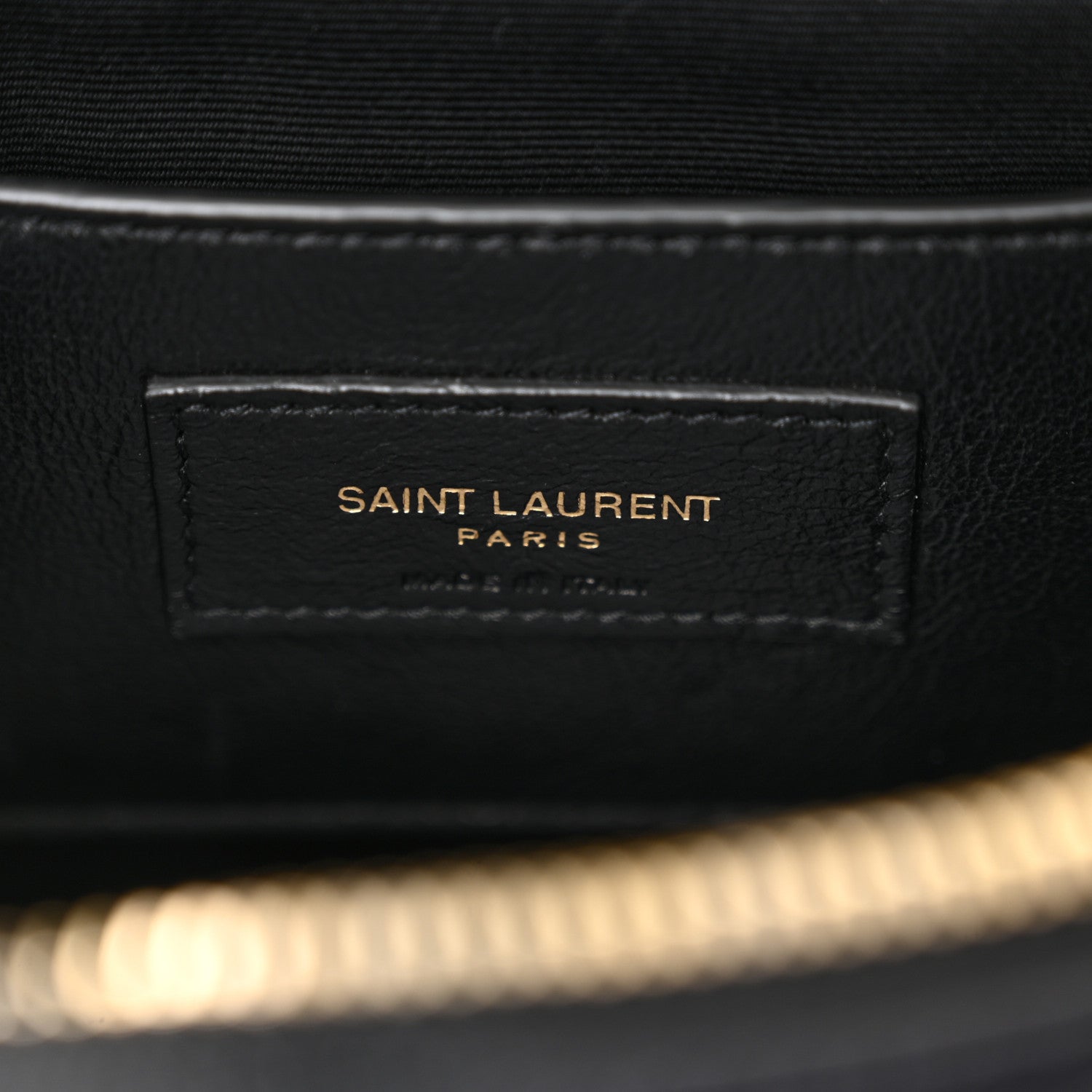 Saint Laurent Grain de Poudre Quilted 80's Vanity Bag Black 6 of 11