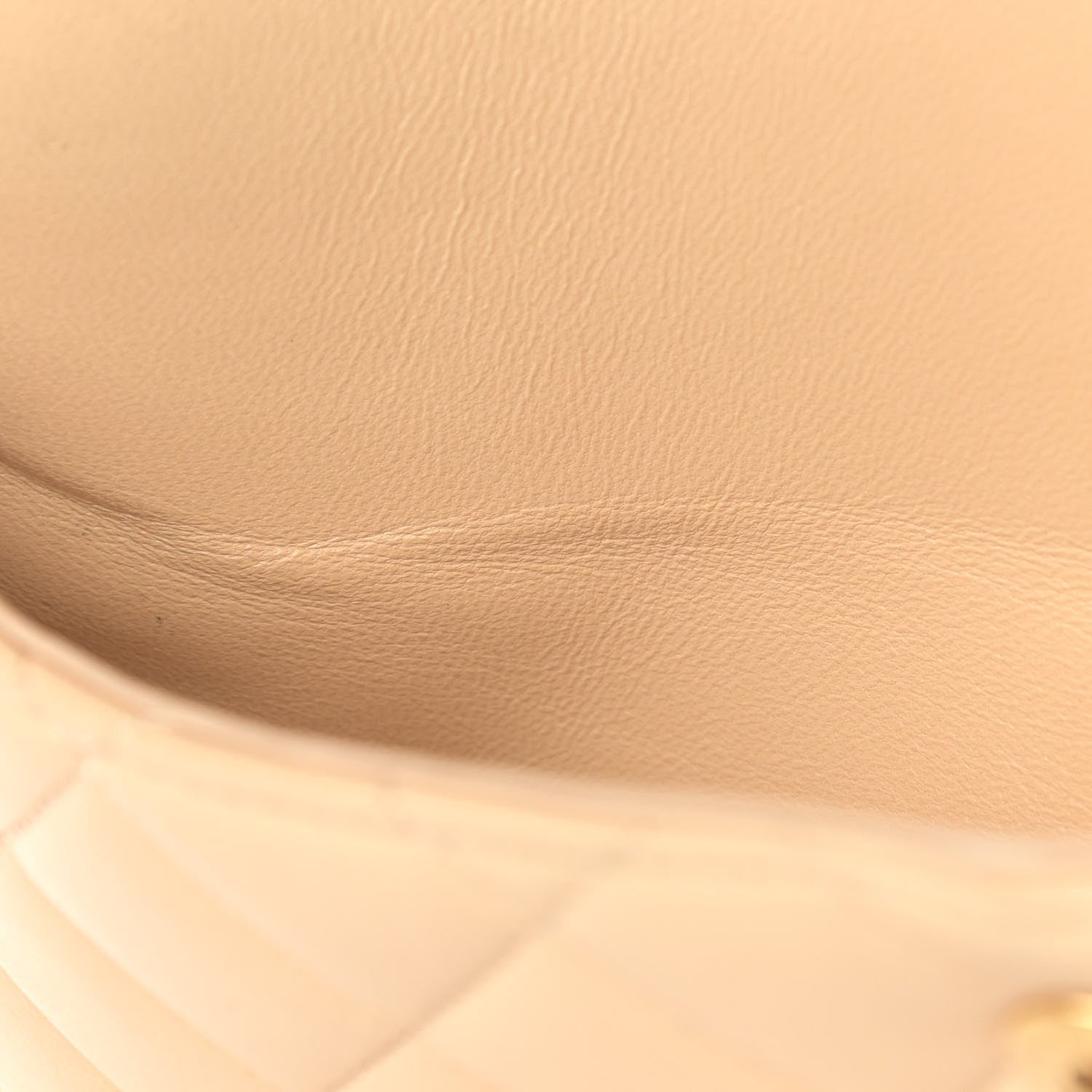 Chanel Lambskin Quilted Medium Double Flap Beige 16 of 18