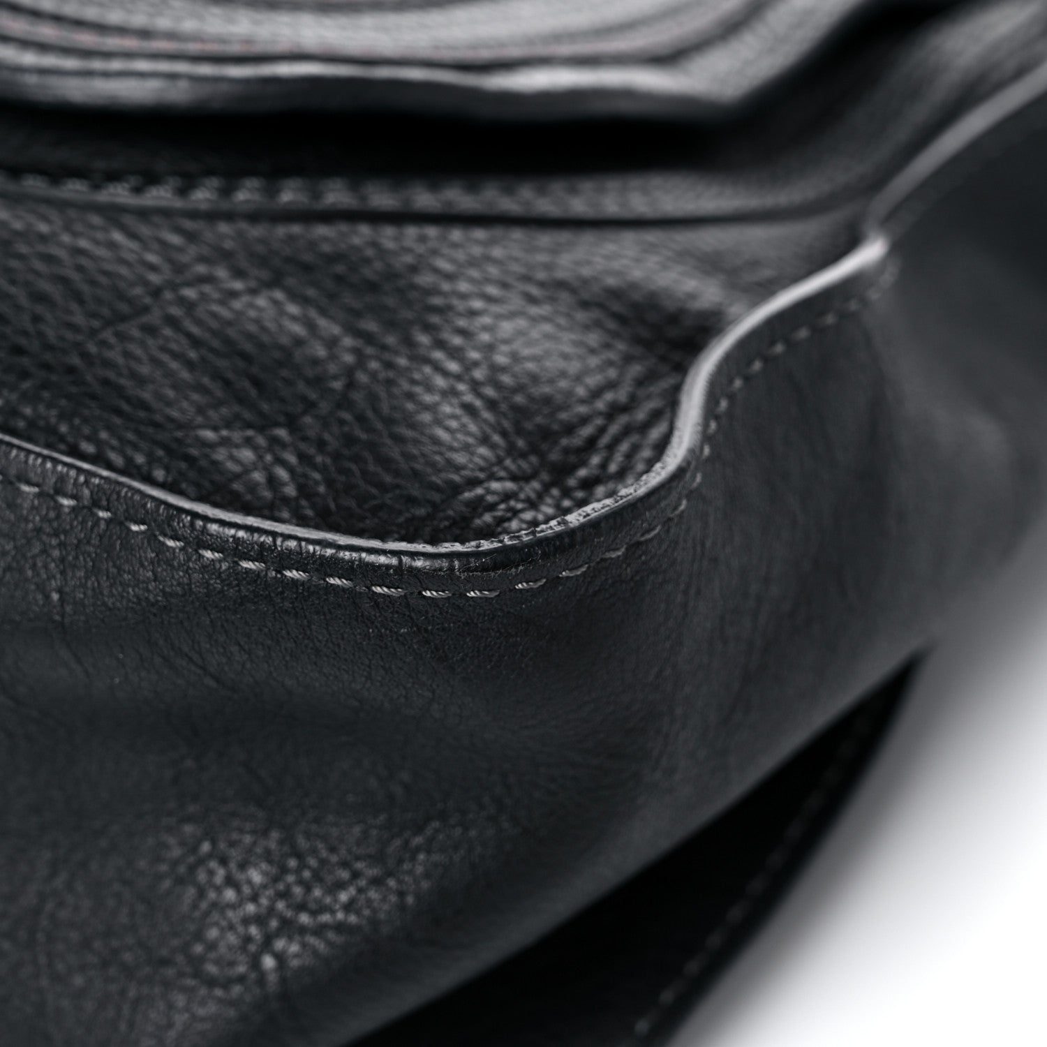 Chloe Calfskin Large Marcie Satchel Black 9 of 14