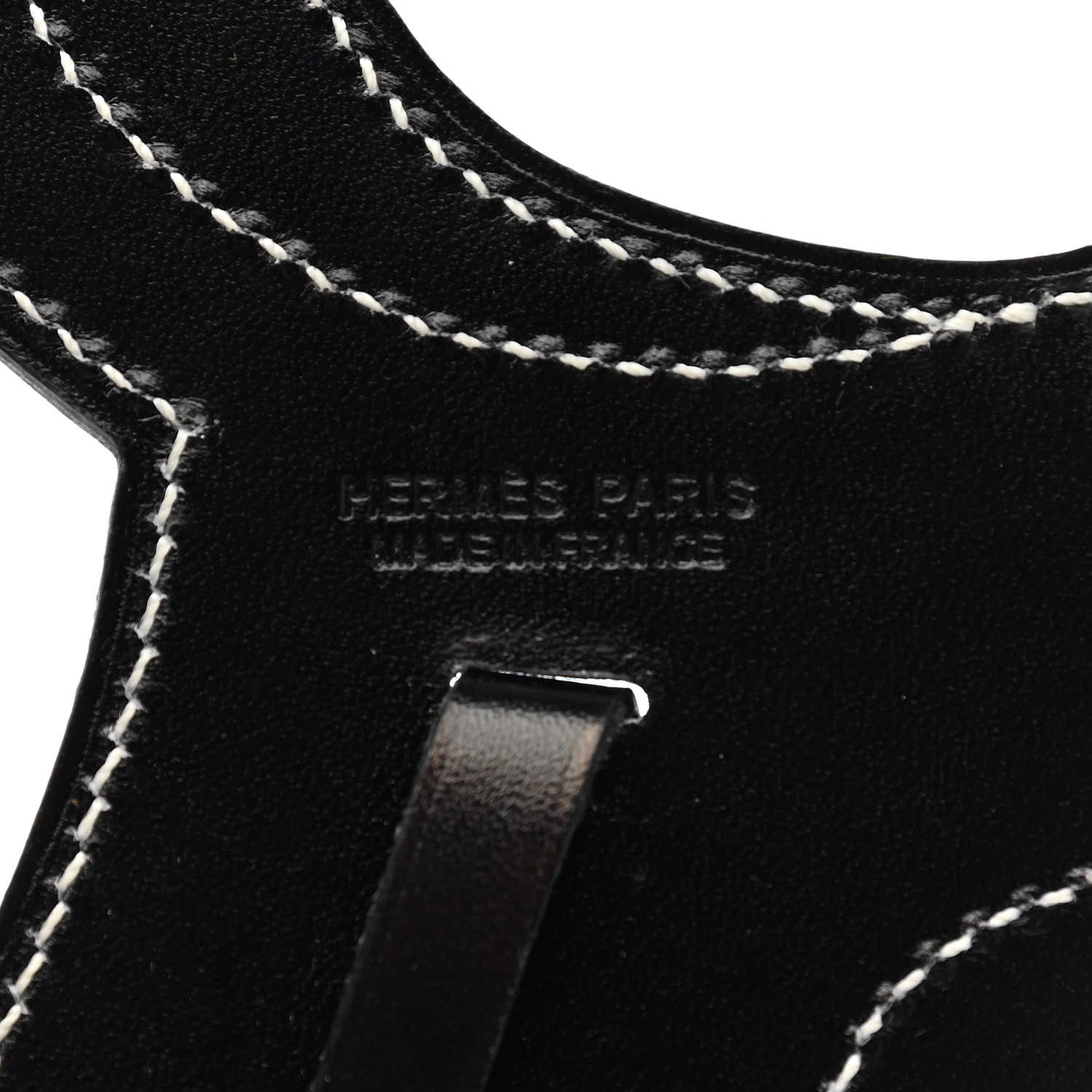 Hermes Box Paddock Selle Horse Saddle Bag Charm Black 3 of 3