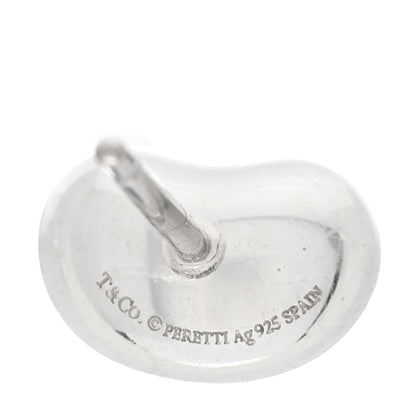 Tiffany Sterling Silver 9mm Elsa Peretti Bean Earrings 4 of 4
