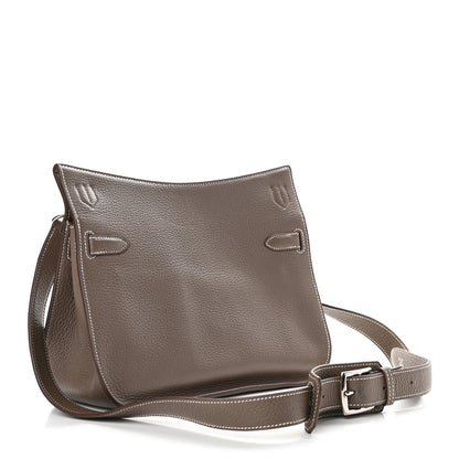 Hermes Taurillon Clemence Jypsiere 28 Etoupe 3 of 10