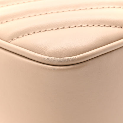 Saint Laurent Calfskin Matelasse Monogram Lou Camera Bag Dark Beige 12 of 13