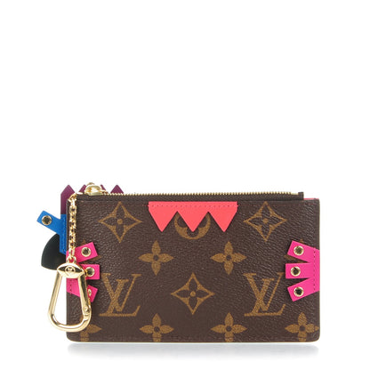 Louis Vuitton Monogram Totem Key Pouch Flamingo 1 of 7