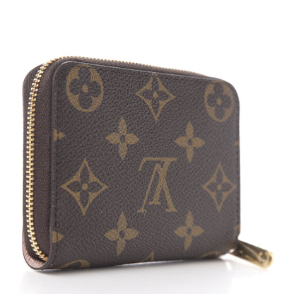 Louis Vuitton Monogram 2020 Christmas Animation Big Wheel Zippy Coin Purse Rose Ballerine 2 of 5