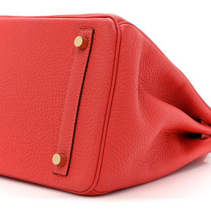 Hermes Togo Birkin 30 Rouge Pivoine 7 of 10