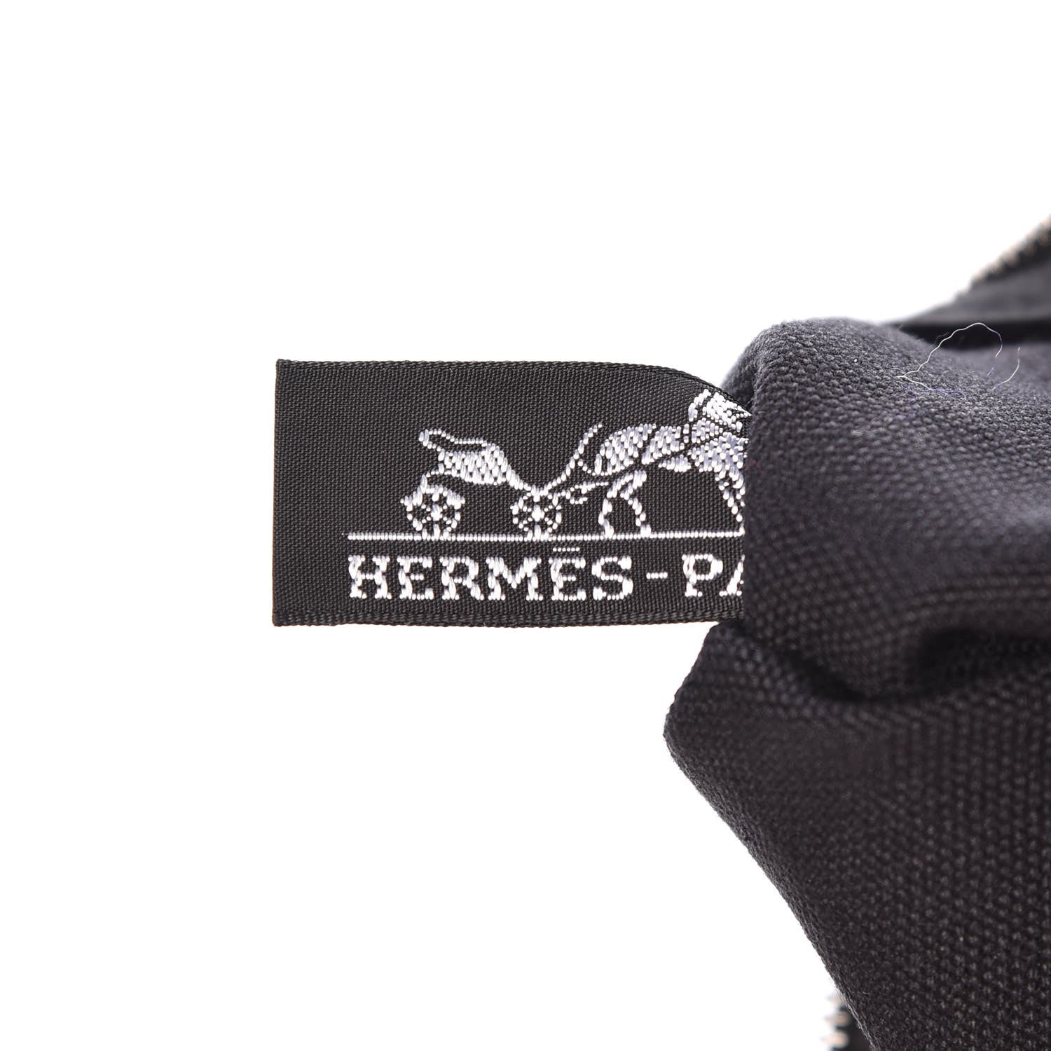 Hermes Toile Flat Yachting Pouch Black 8 of 9