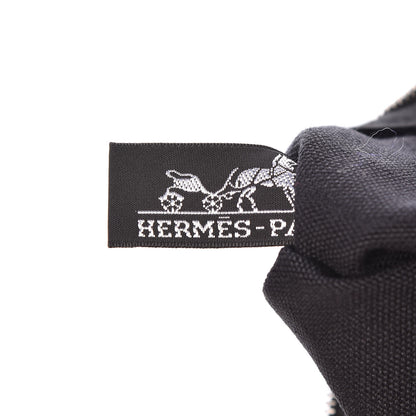 Hermes Toile Flat Yachting Pouch Black 8 of 9