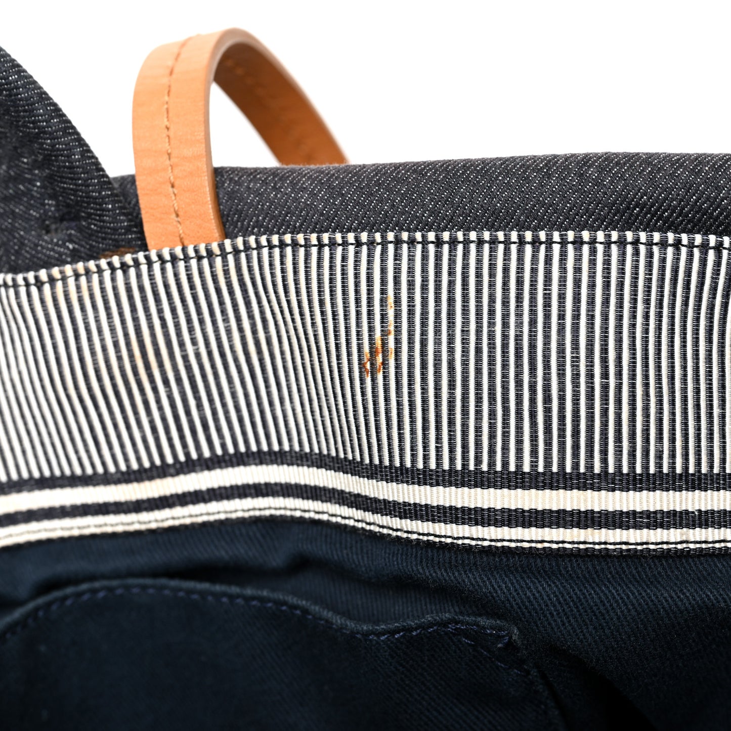 Denim Large Shopping Tote Blue