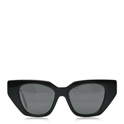 Gucci Acetate Crystal Embellished Cat Eye Sunglasses GG0641S Black 2 of 8