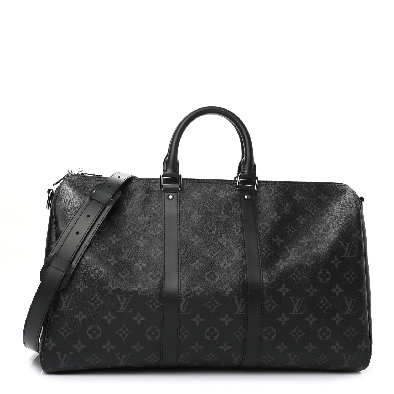 Louis Vuitton Monogram Eclipse Keepall Bandouliere 45 1 of 8