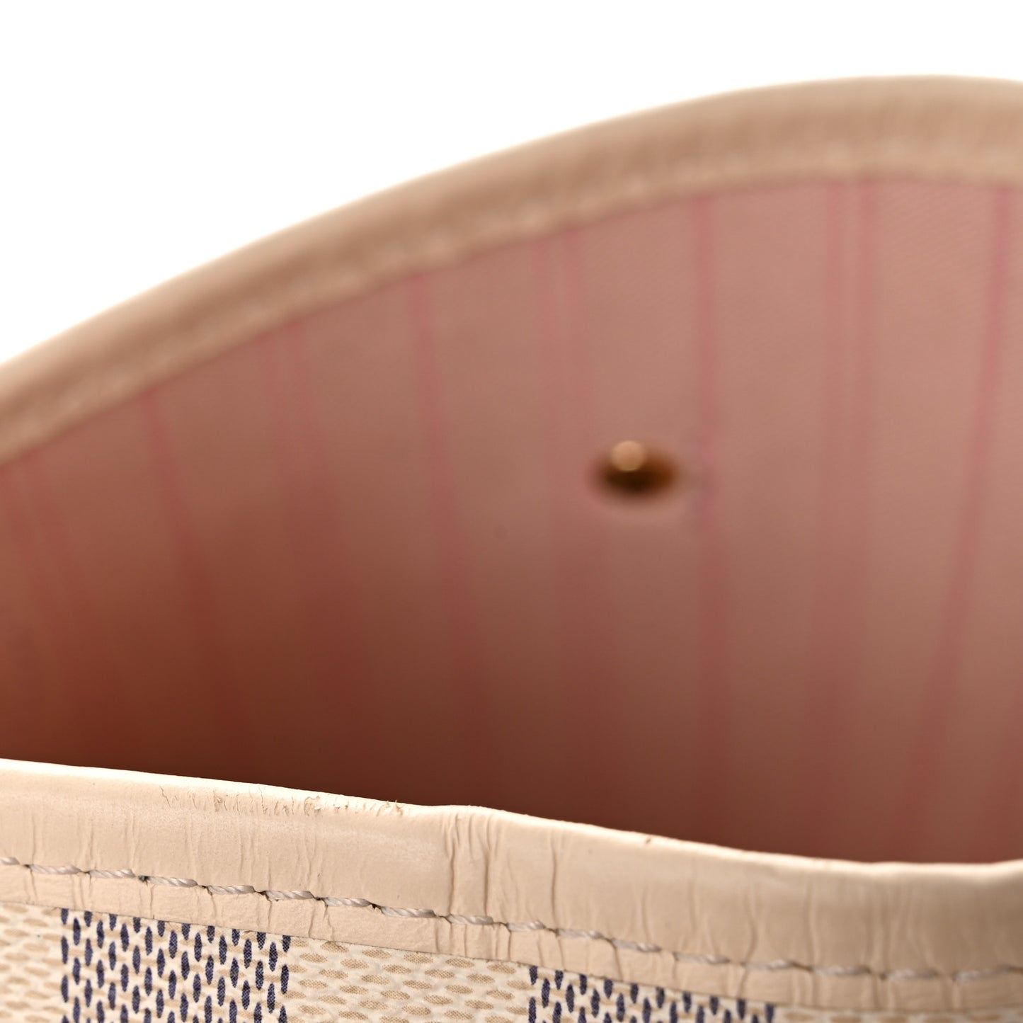 Damier Azur Braided Neverfull MM Pink