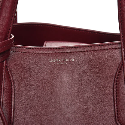 Saint Laurent Calfskin Medium Amber Tote Rouge Legion 10 of 10