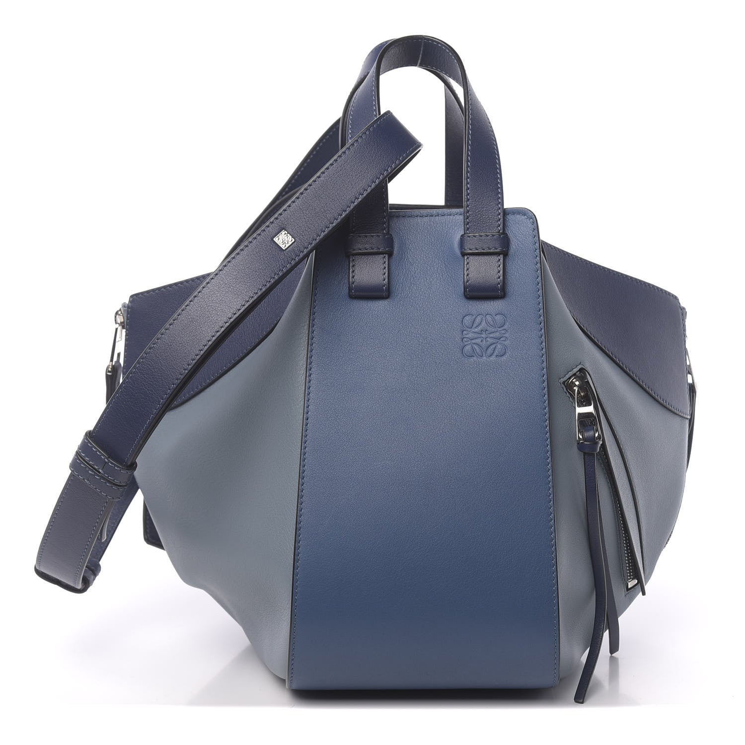 Loewe Calfskin Small Hammock Shoulder Bag Blue 1 of 10