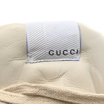 Gucci Calfskin Web Printed Mens Rhyton Sneakers 13 Mystic White 11 of 11
