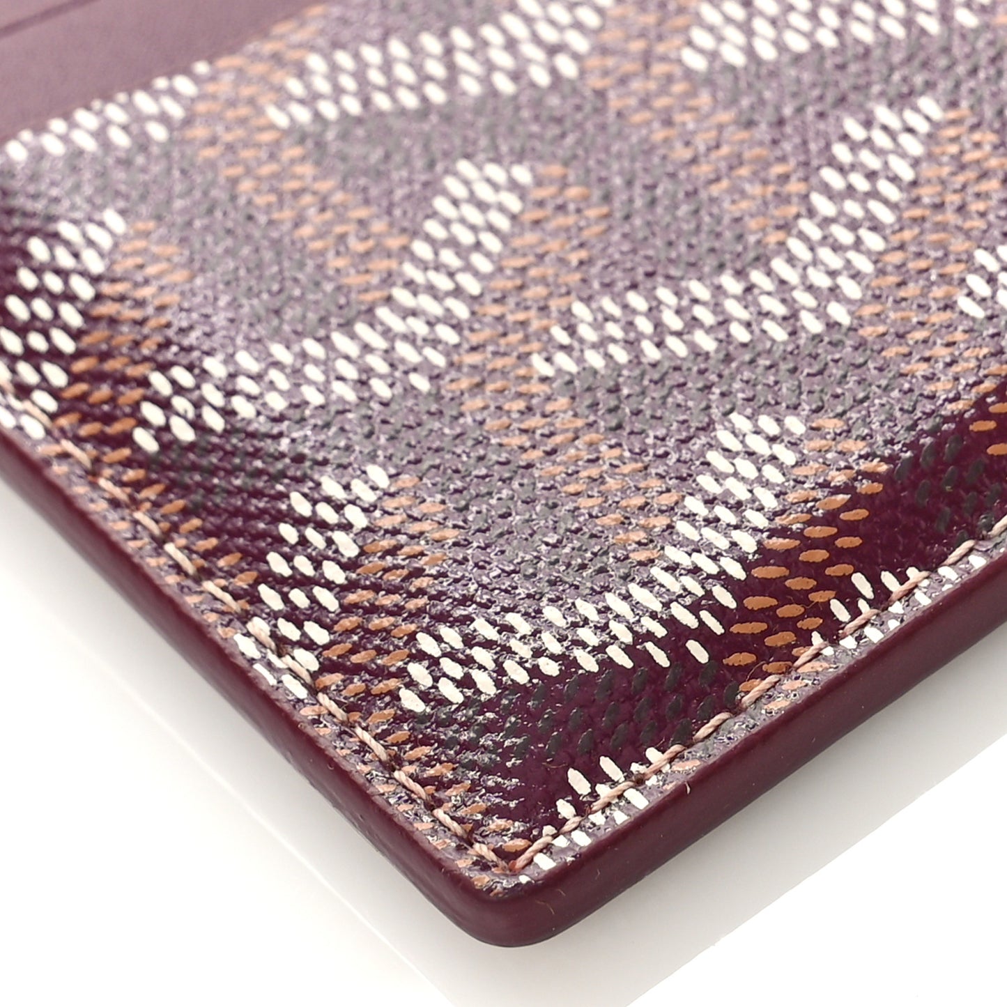 Goyardine Saint Sulpice Card Holder Bordeaux