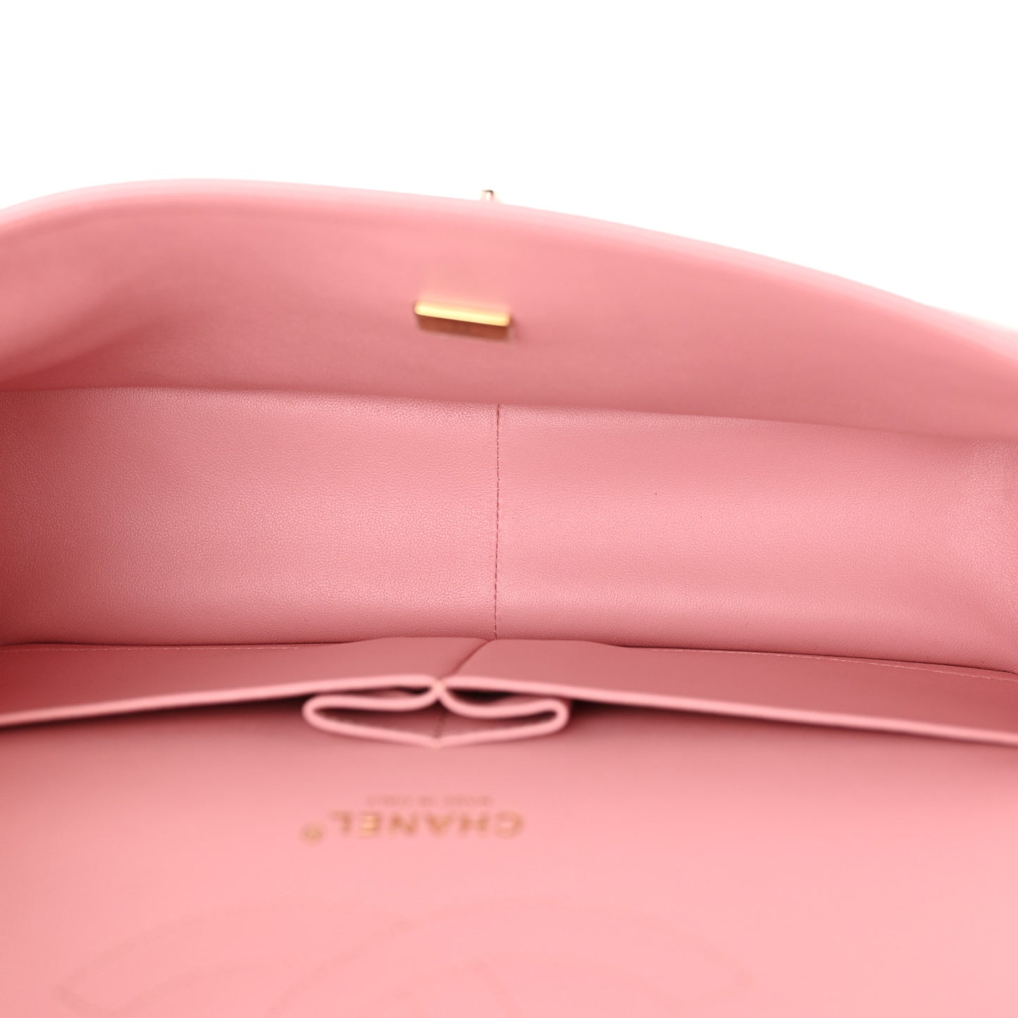 Caviar Quilted Jumbo Double Flap Pink