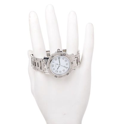 Hermes Stainless Steel 38mm Clipper Diver Quartz Watch White 2 of 6