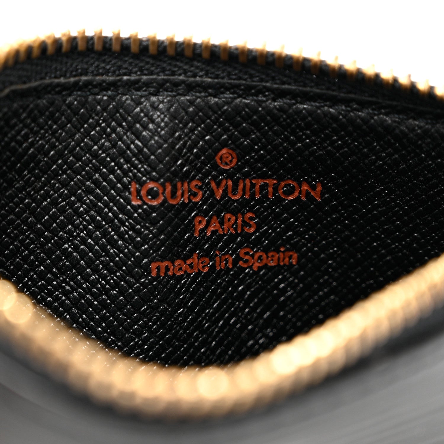 Louis Vuitton Epi Key Pouch Black 6 of 7