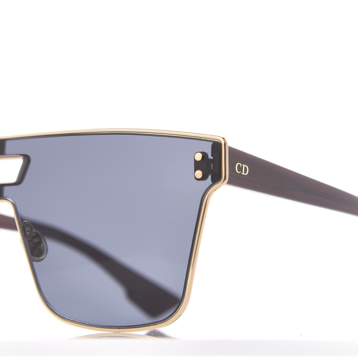 Diorizon1 Mirrored Sunglasses Gold