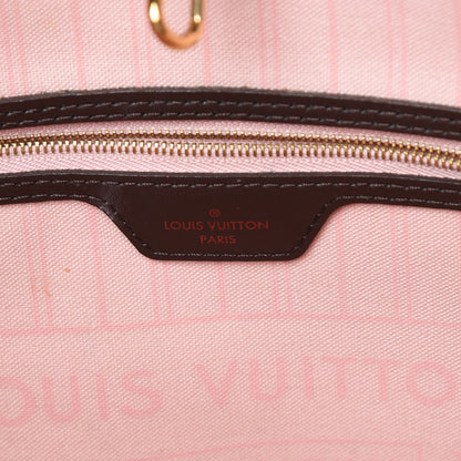 Louis Vuitton Damier Ebene Neo Neverfull MM Rose Ballerine 9 of 18