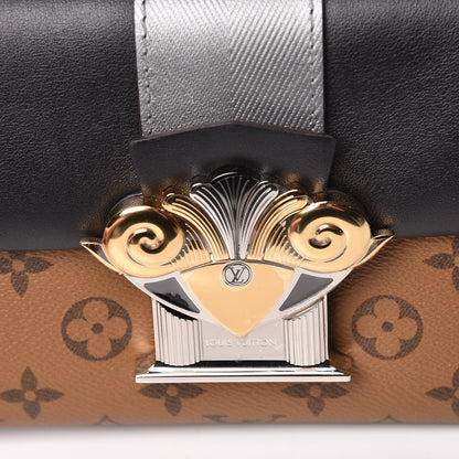 Louis Vuitton Calfskin Reverse Monogram Column Clutch 9 of 11