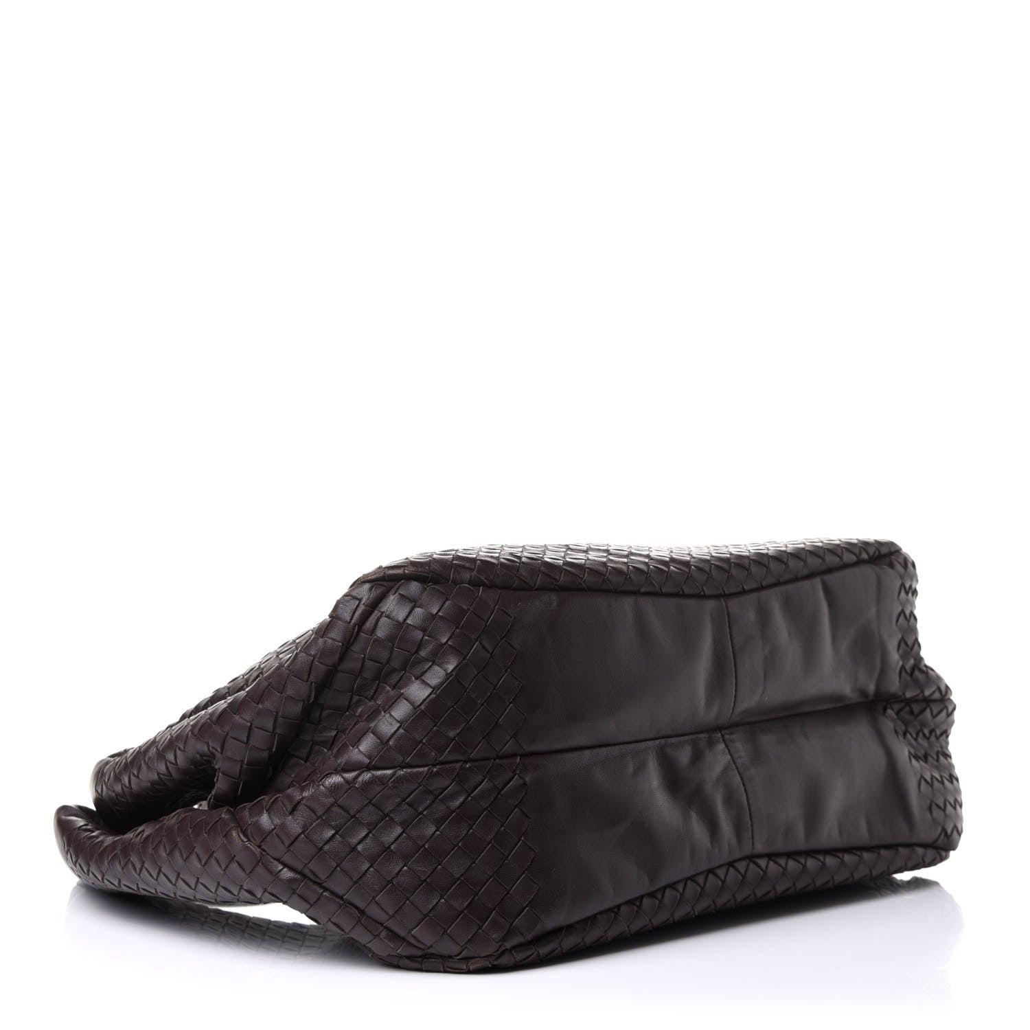 Bottega Veneta Nappa Intrecciato Large Campana Ebano 4 of 13