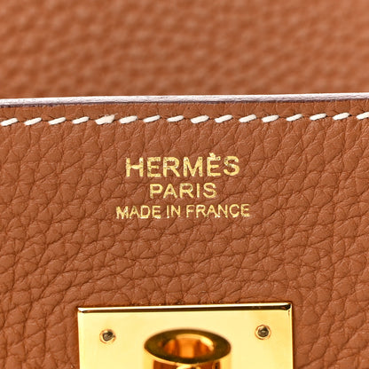 Hermes Togo Birkin 30 Gold 10 of 15