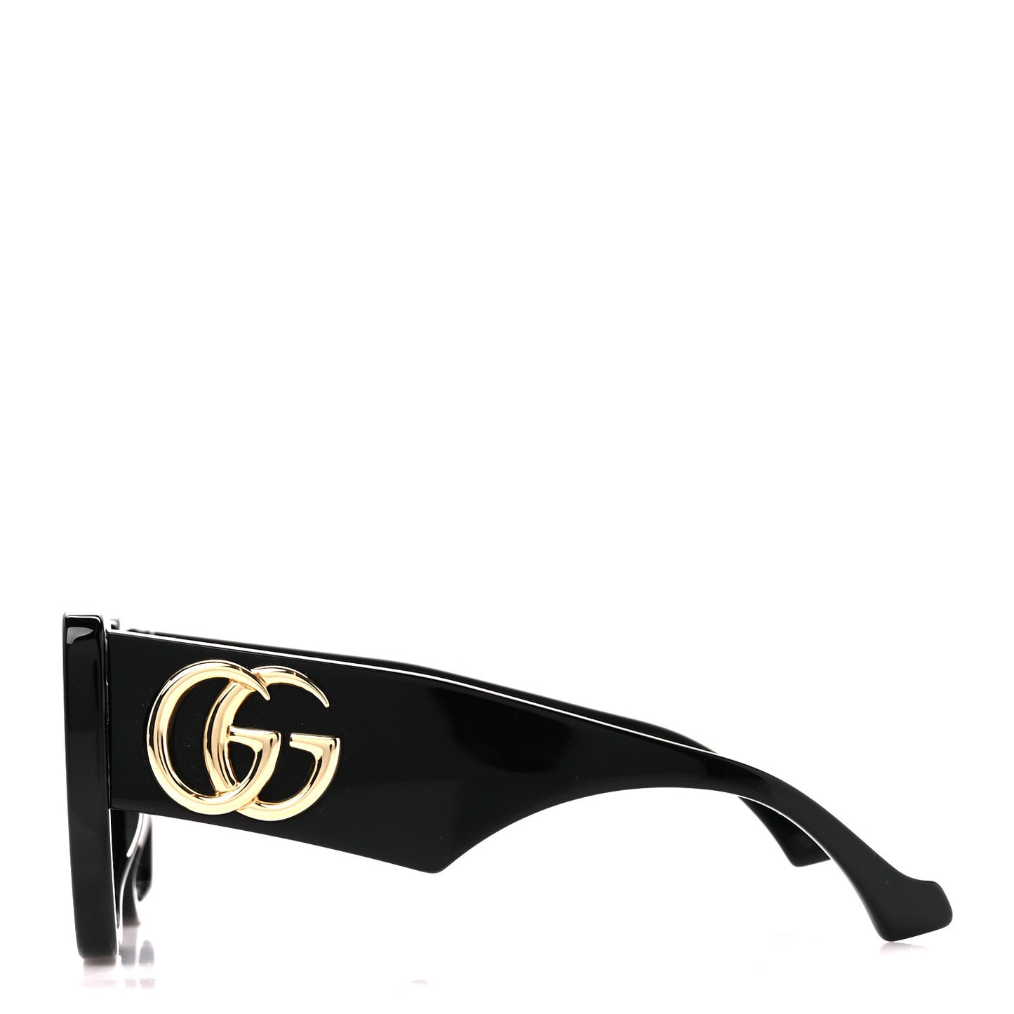 Acetate Square Frame Sunglasses GG0956S Black