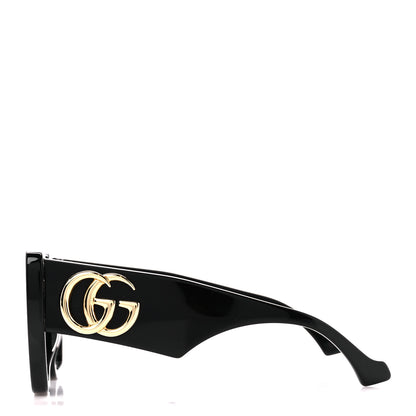 Gucci Acetate Square Frame Sunglasses GG0956S Black 3 of 9