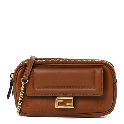 Fendi Vitello Grace Matte Easy Baguette Brandy 1 of 12