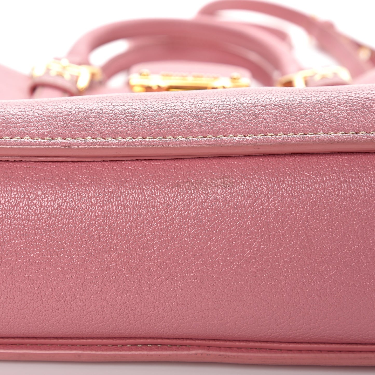 Goatskin Madras Shopping Tote Rosa Gemma