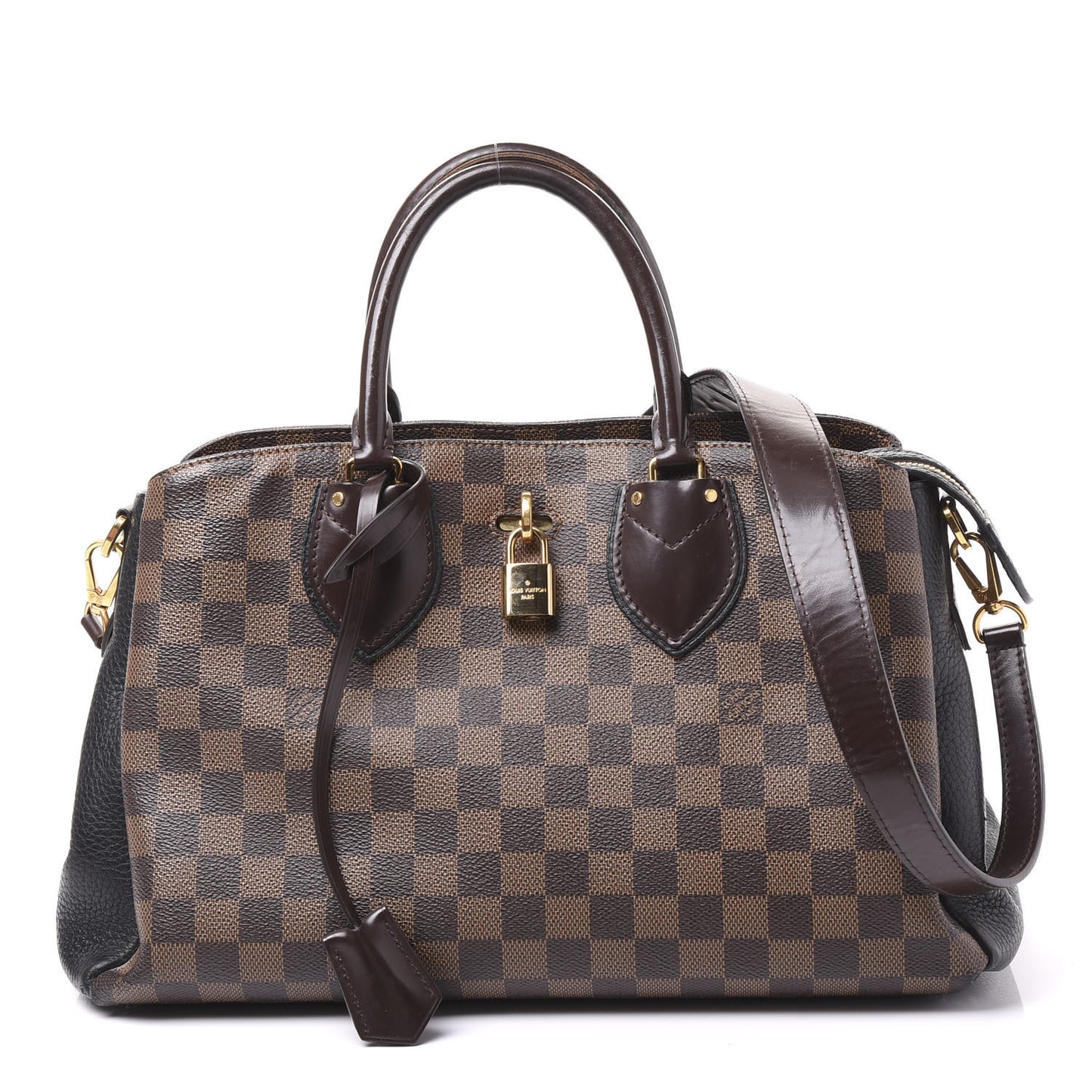 Cuir Taurillon Damier Ebene Normandy Black