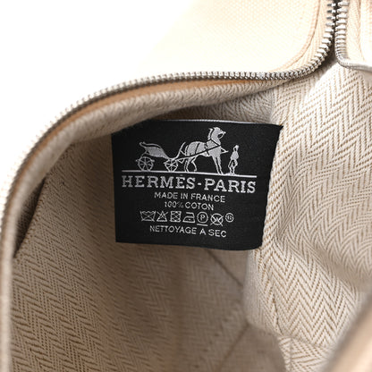Hermes Canvas Small Bride-A-Brac Pouch Natural 6 of 6
