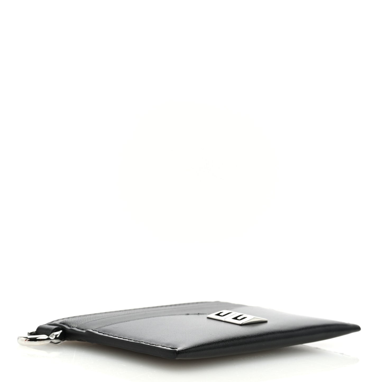 Calfskin 4G Card Holder Black