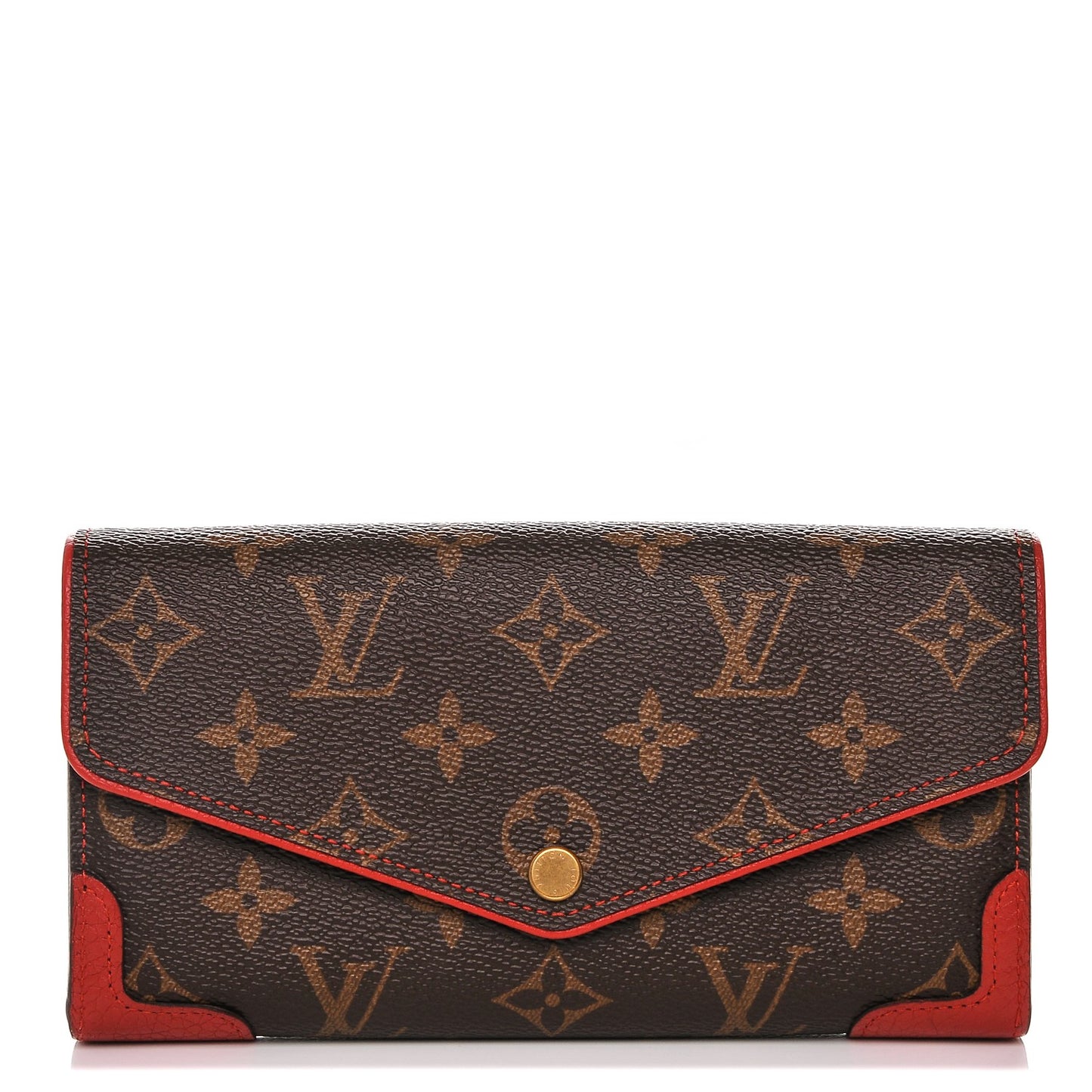 Monogram Sarah Retiro Wallet Cherry