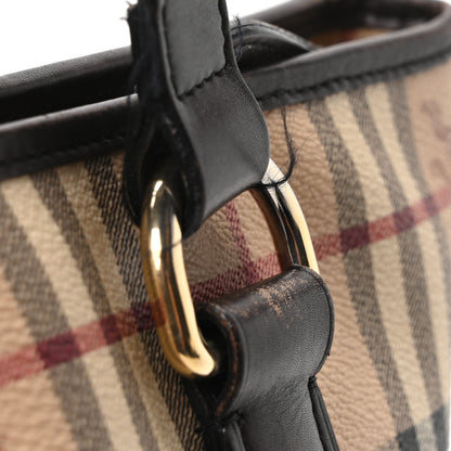 Burberry Haymarket Check Medium Regent Tote Chocolate 12 of 12