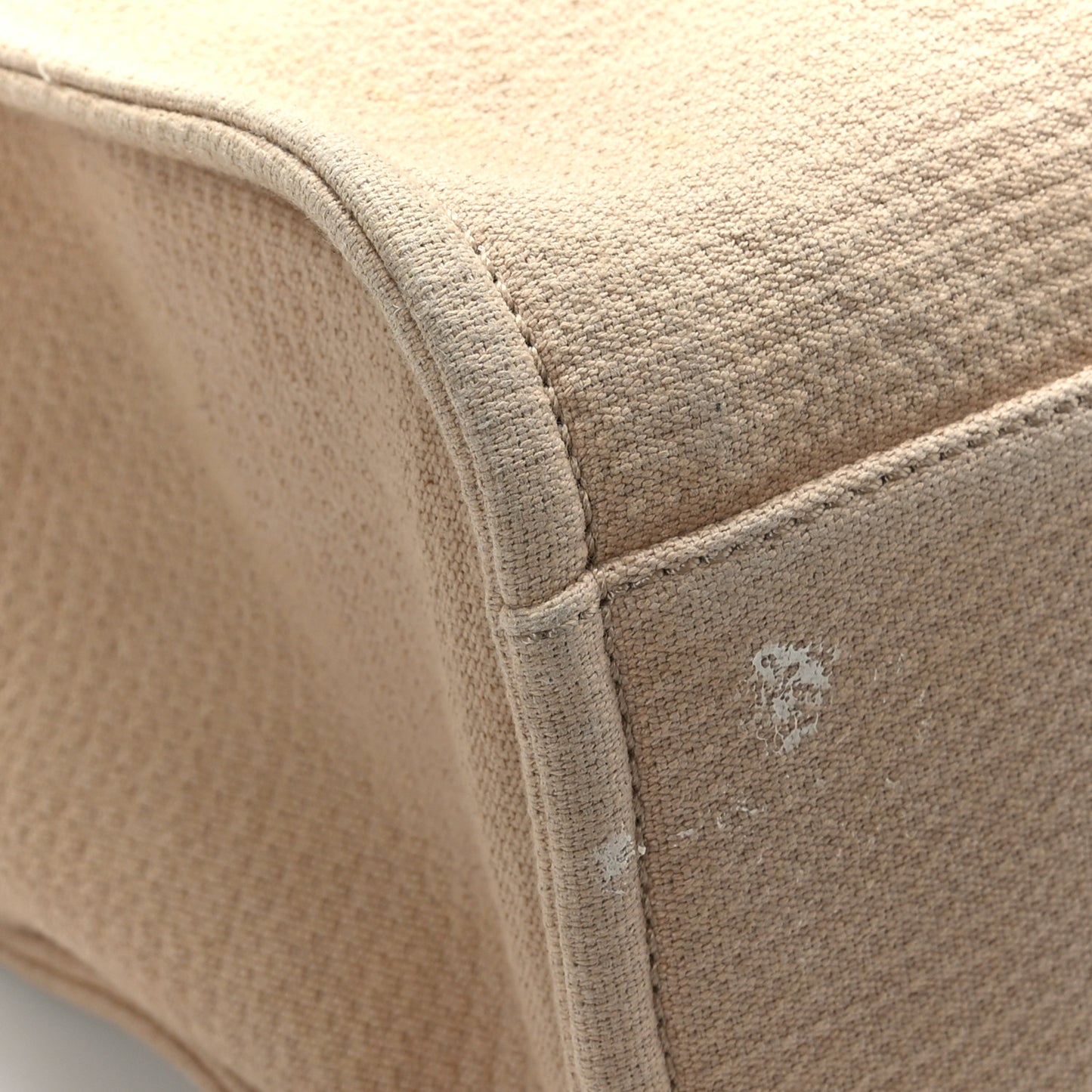 Mixed Fibers Small Deauville Tote Beige