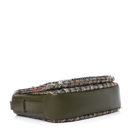 Chanel Tweed Sequins Havana Stroll Messenger Khaki 4 of 11