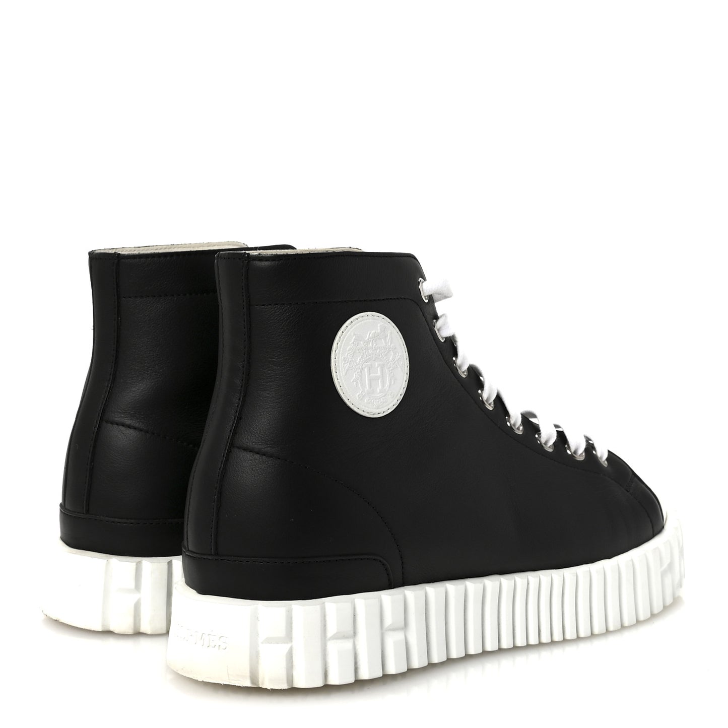 Calfskin Womens Climb Sneakers 37 Black