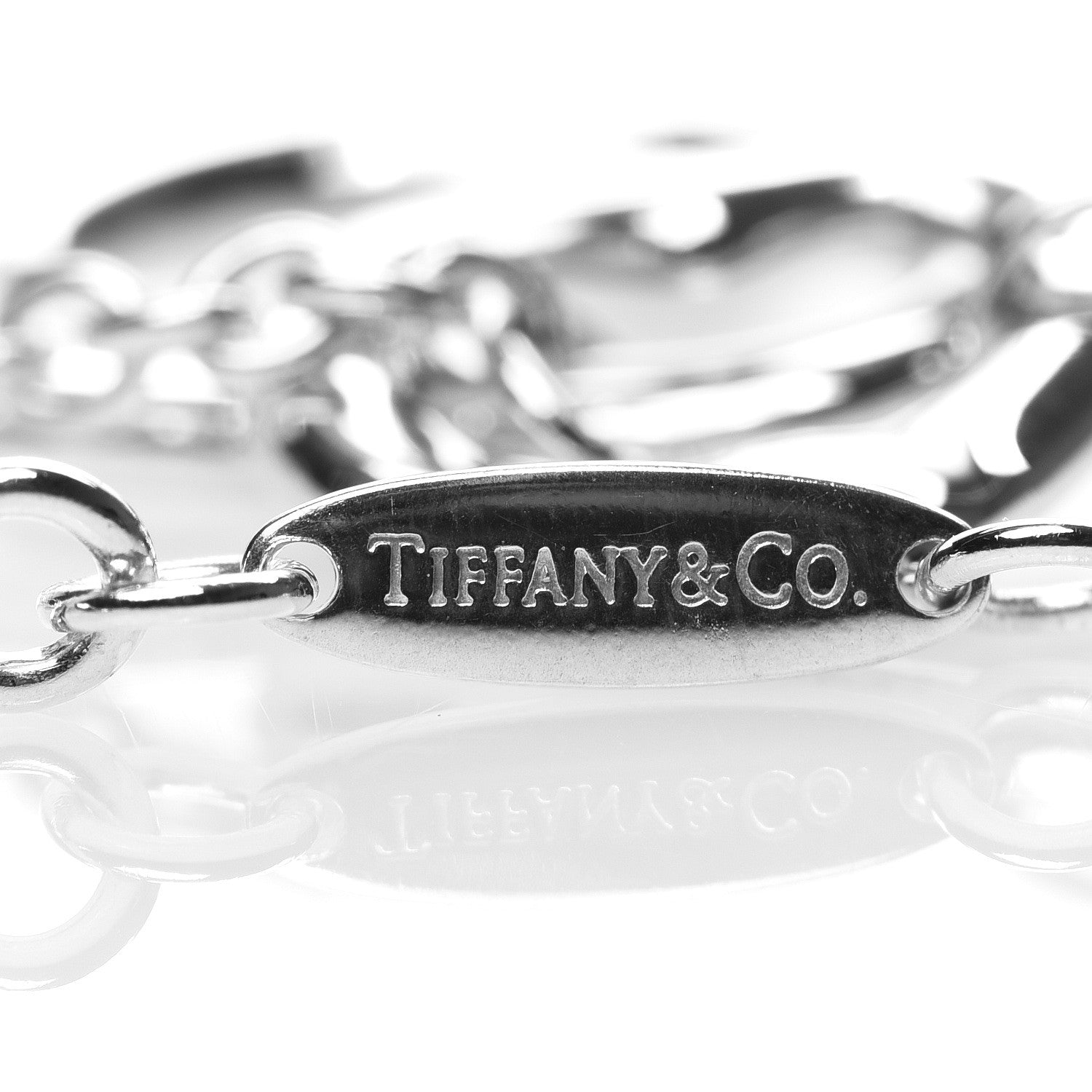 Tiffany Sterling Silver Elsa Peretti Open Heart Lariat Necklace 4 of 7